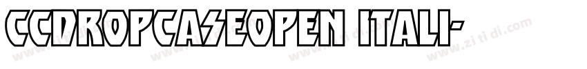 CCDropCaseOpen Itali字体转换